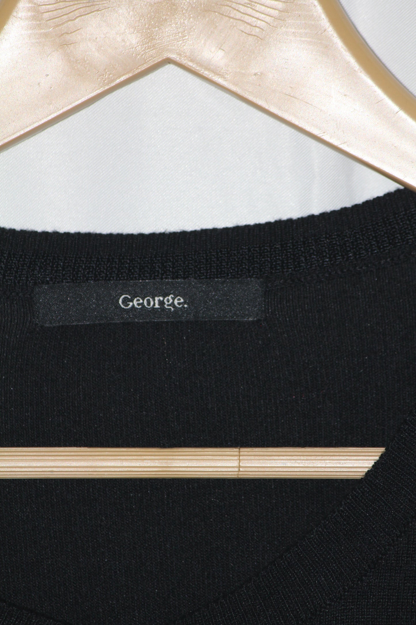 George Black Viscose Sweater - Small