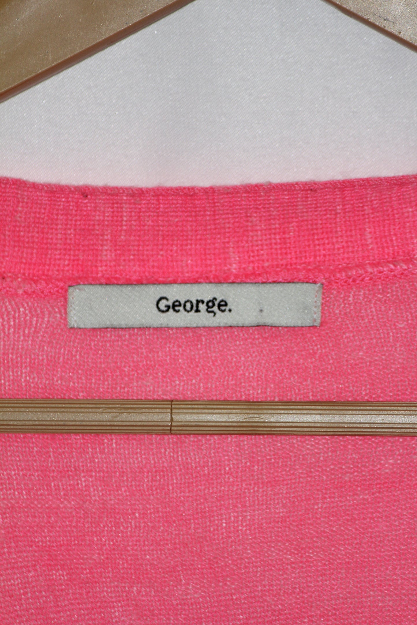 George Pink Acrylic Sweater – Medium Size