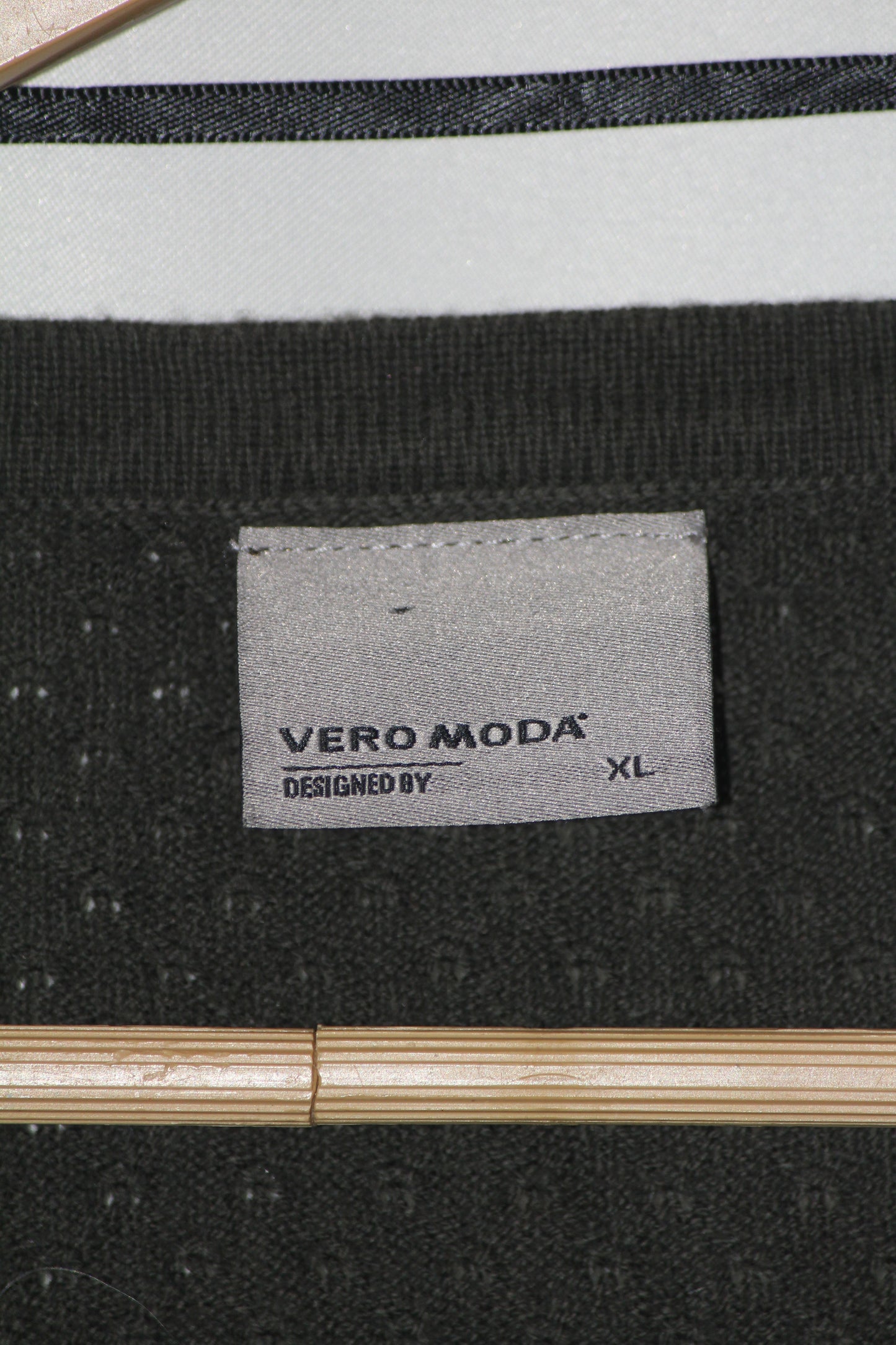 Vero Moda Grey Cotton Sweater - Medium