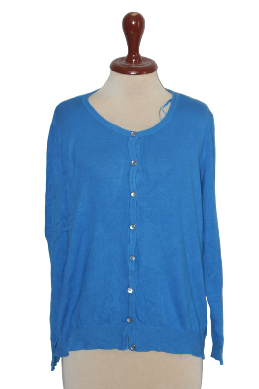 George Navy Blue Viscose Sweater - Small