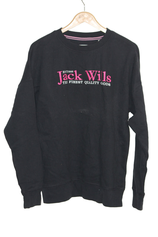 Jack Wills Black Sweatshirt - Medium