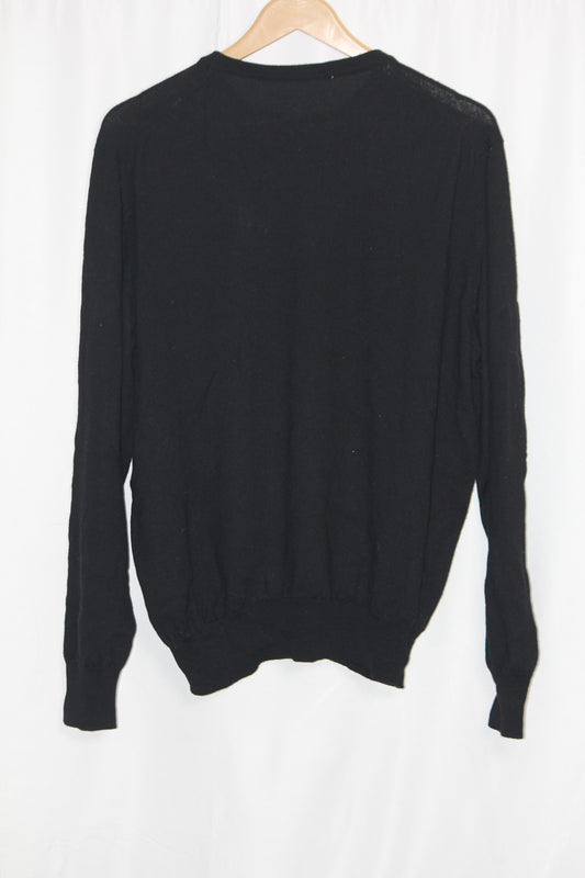 Thriftyfy Classic Black Full-Sleeve Sweatshirt