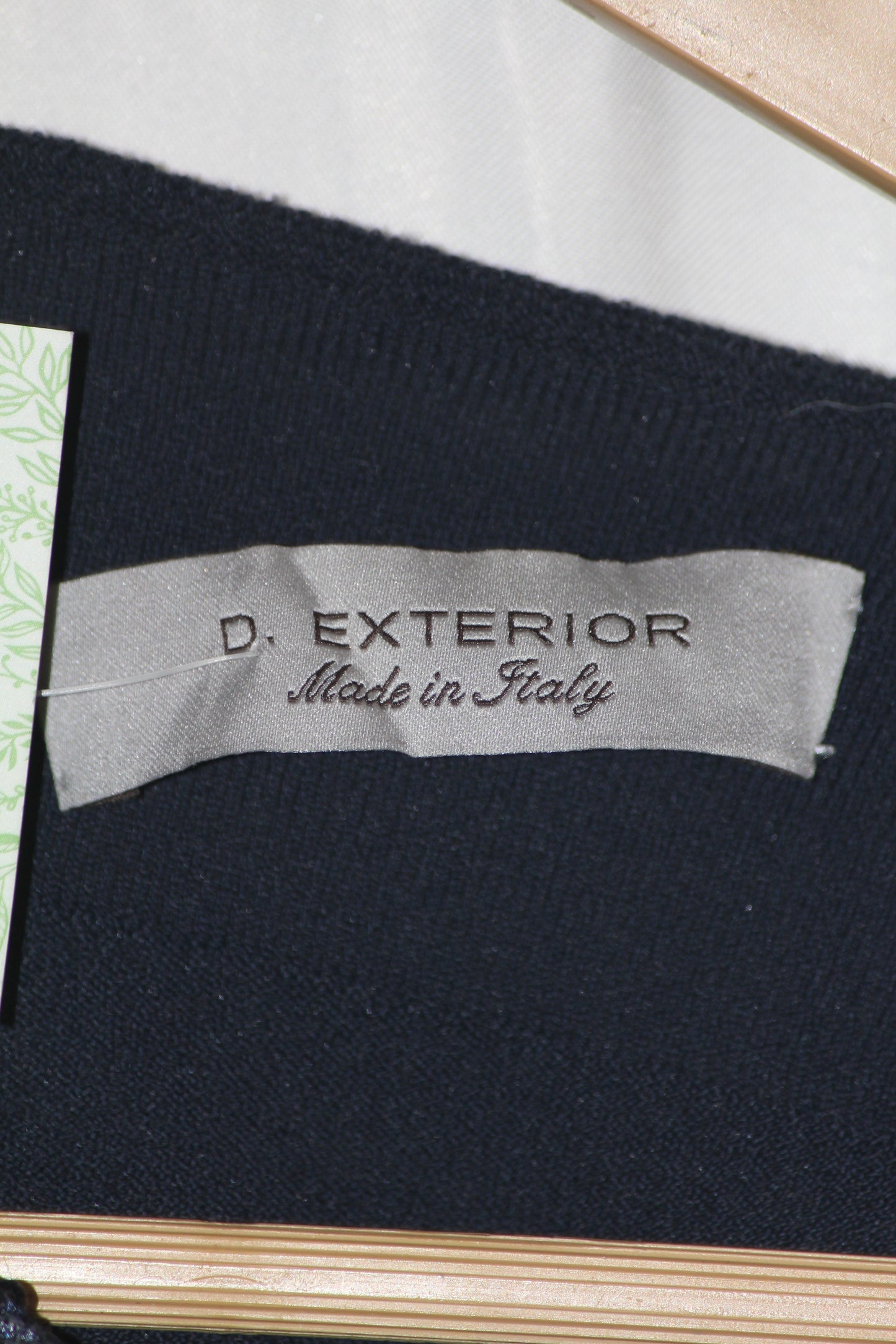 D.exterior Blue Button Down Jacket – Large
