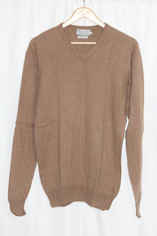 Tu Brown Cotton Sweater