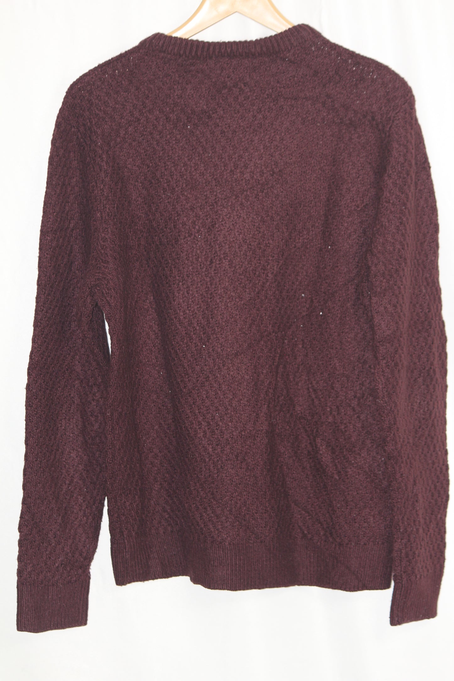 Burton Menswear Maroon Sweaterq
