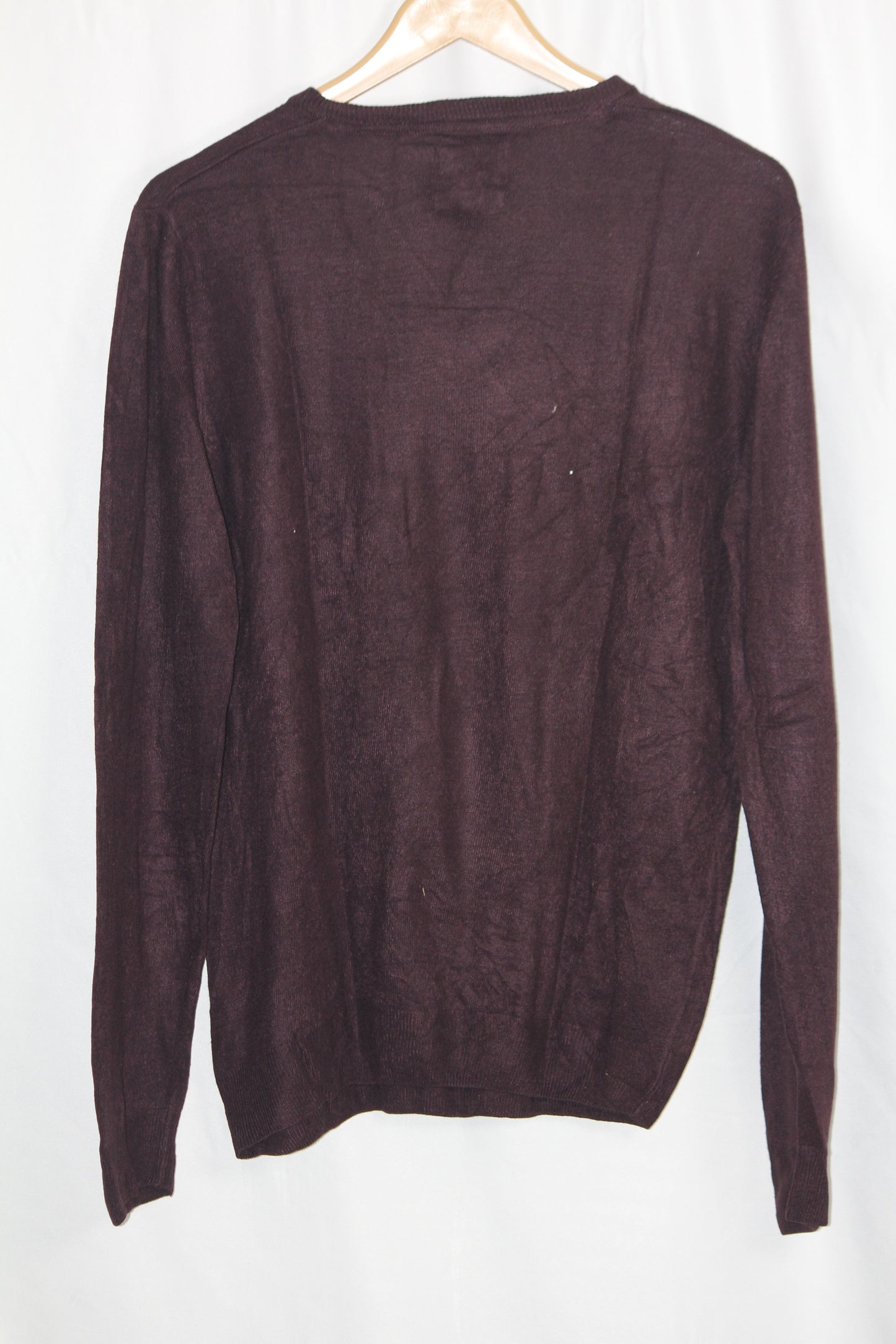 M&S Maroon Acrylic Sweater