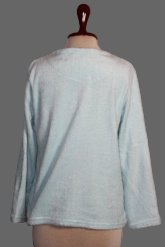 Pink Snow flakes Print Cozy Sweater – Love to Lounge