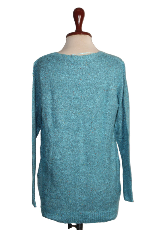 Sea Green Long Sweater – M&Co – Medium