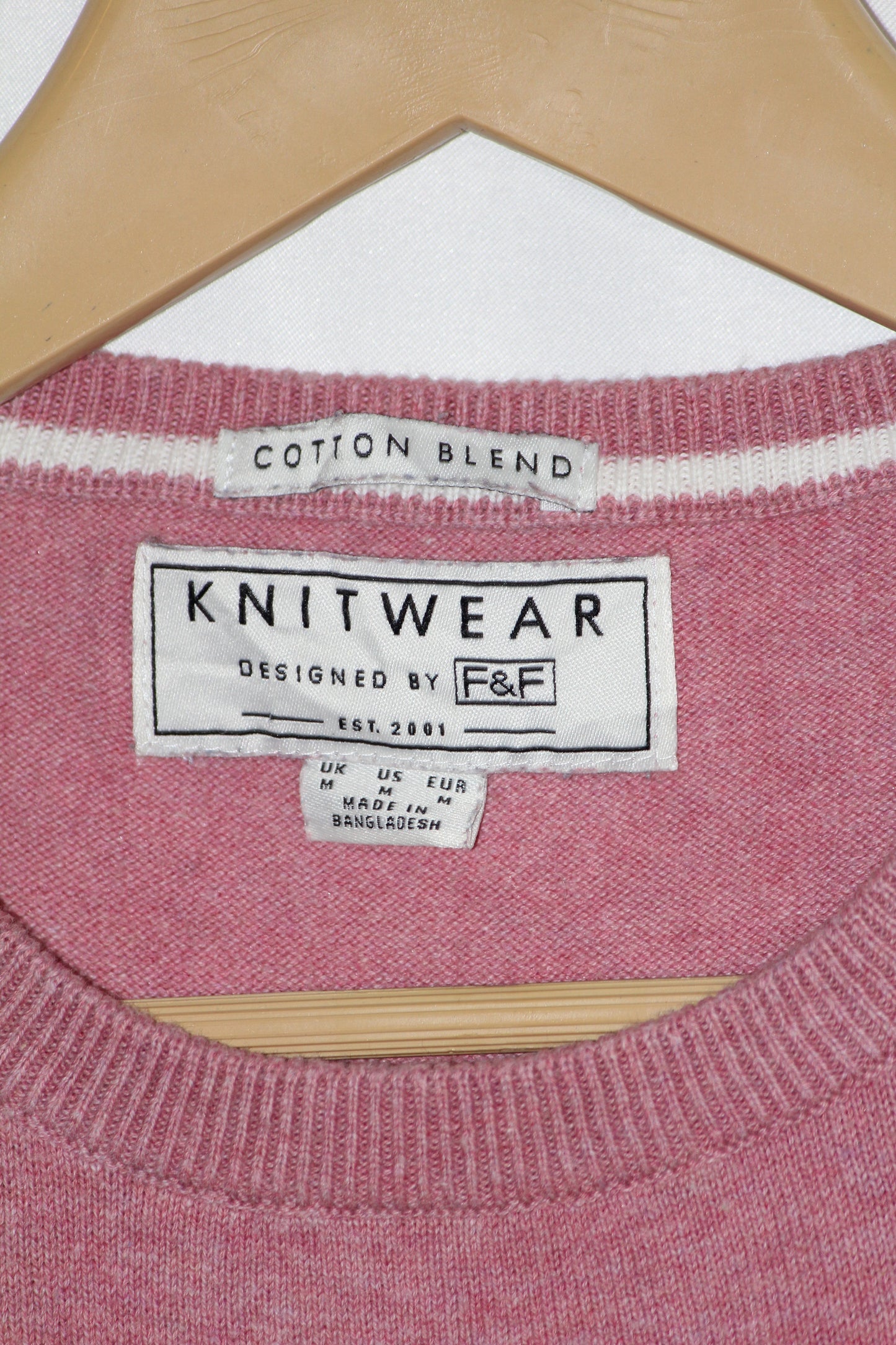 F&F Pink Knit Sweatshirt