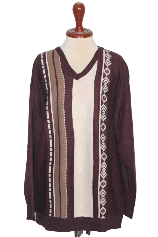 Living Maroon Sweater – Large