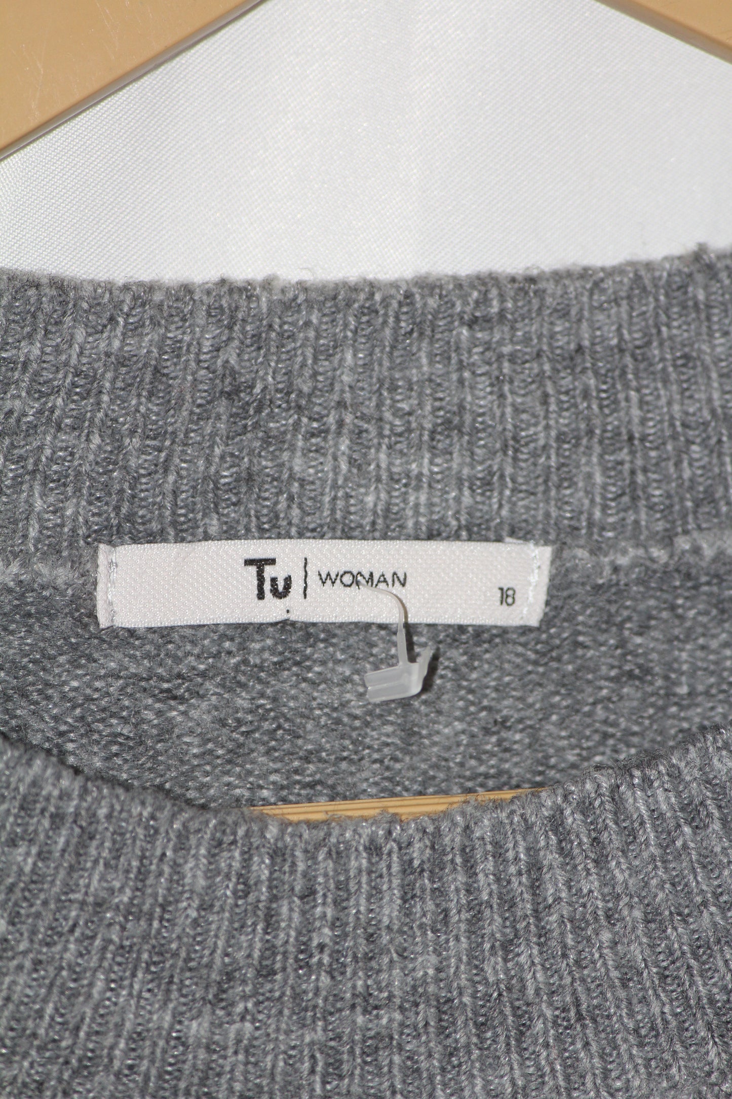 Grey Star Knit Sweater – TU Woman – Large