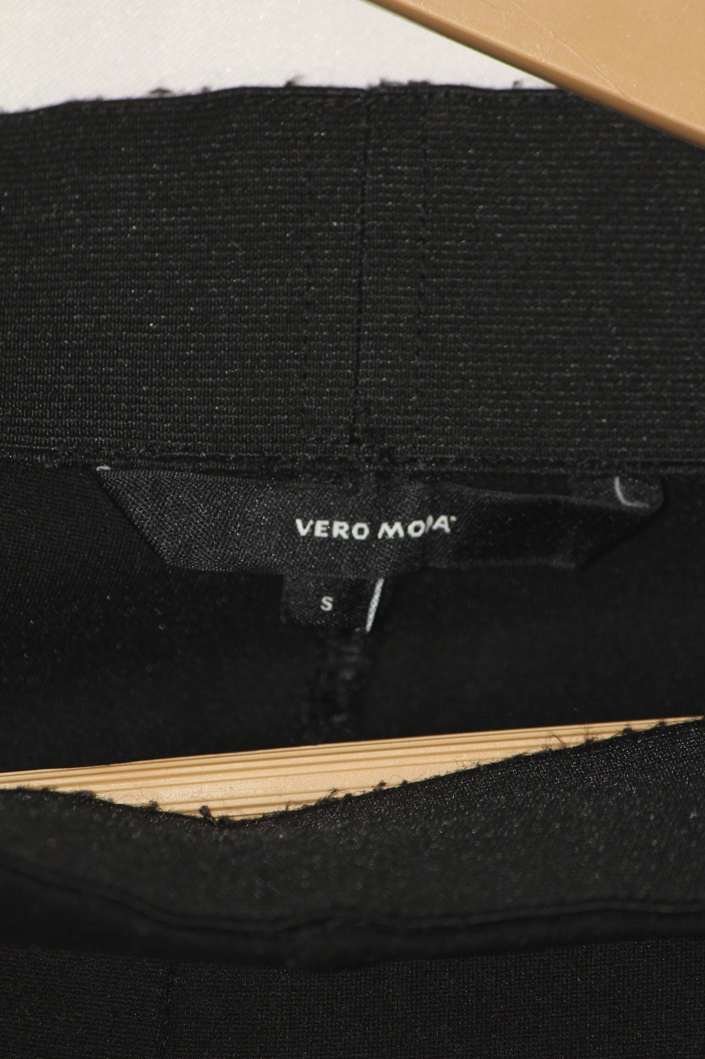Vero Moda Black Striped Trouser (Small)