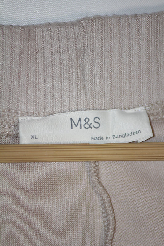M&S Light Pink Warm Tights – Gentle & Cozy Feel (Large)