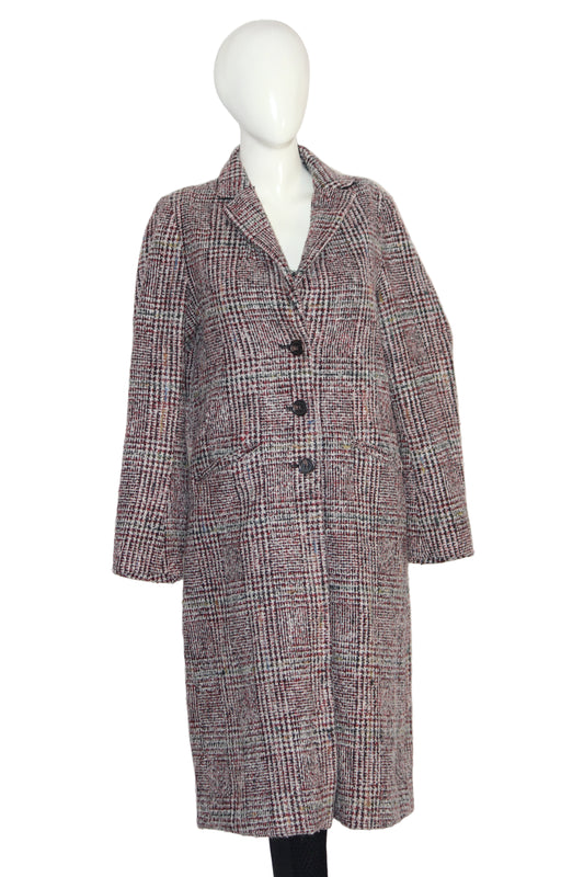 Next Checkered Long Coat (Medium)