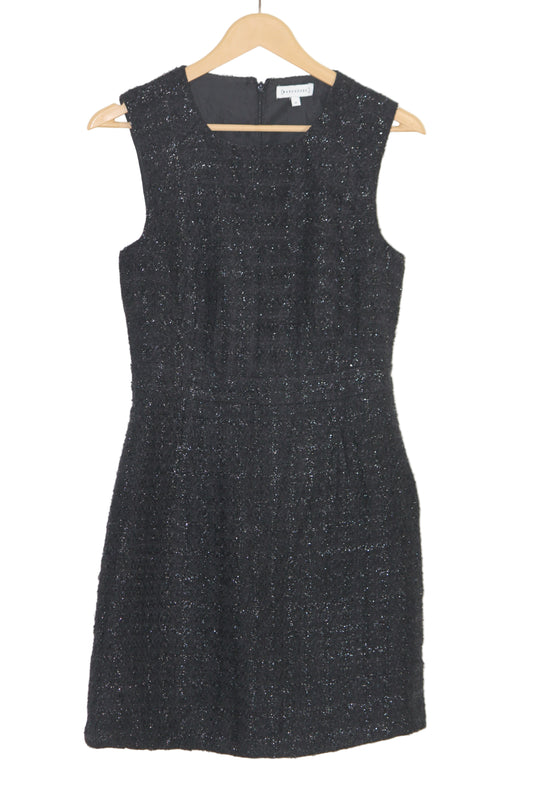 Warehouse Black Shiny Sleeveless Bodycon – Small