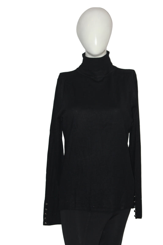 M&Co Black Hi Neck (Large)