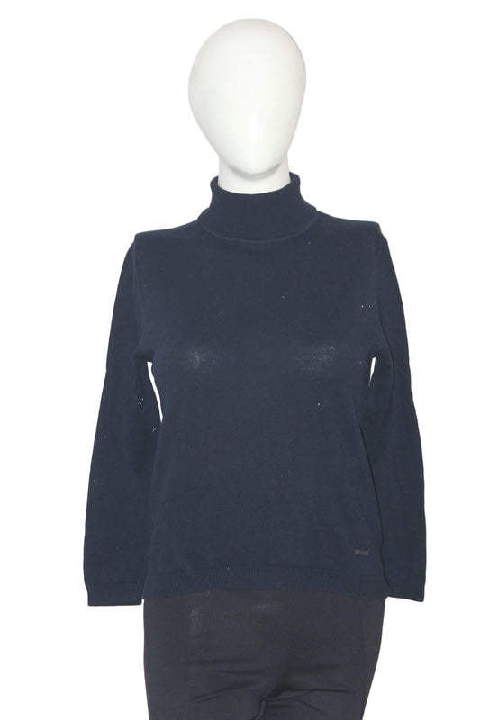 Zara Navy Blue High Neck (Medium)