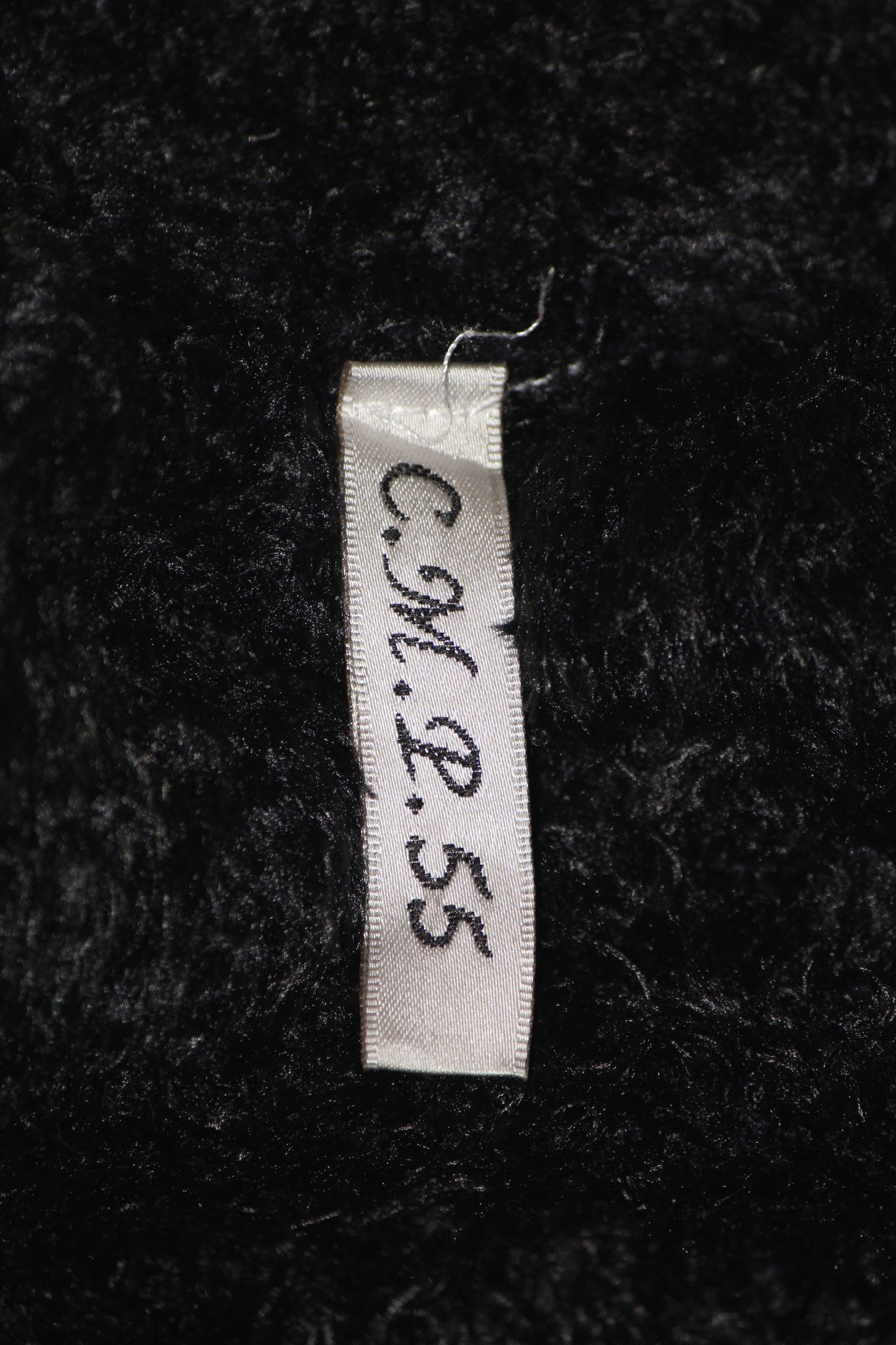 Black High Neck Sweater – C.M.P.55 – Small