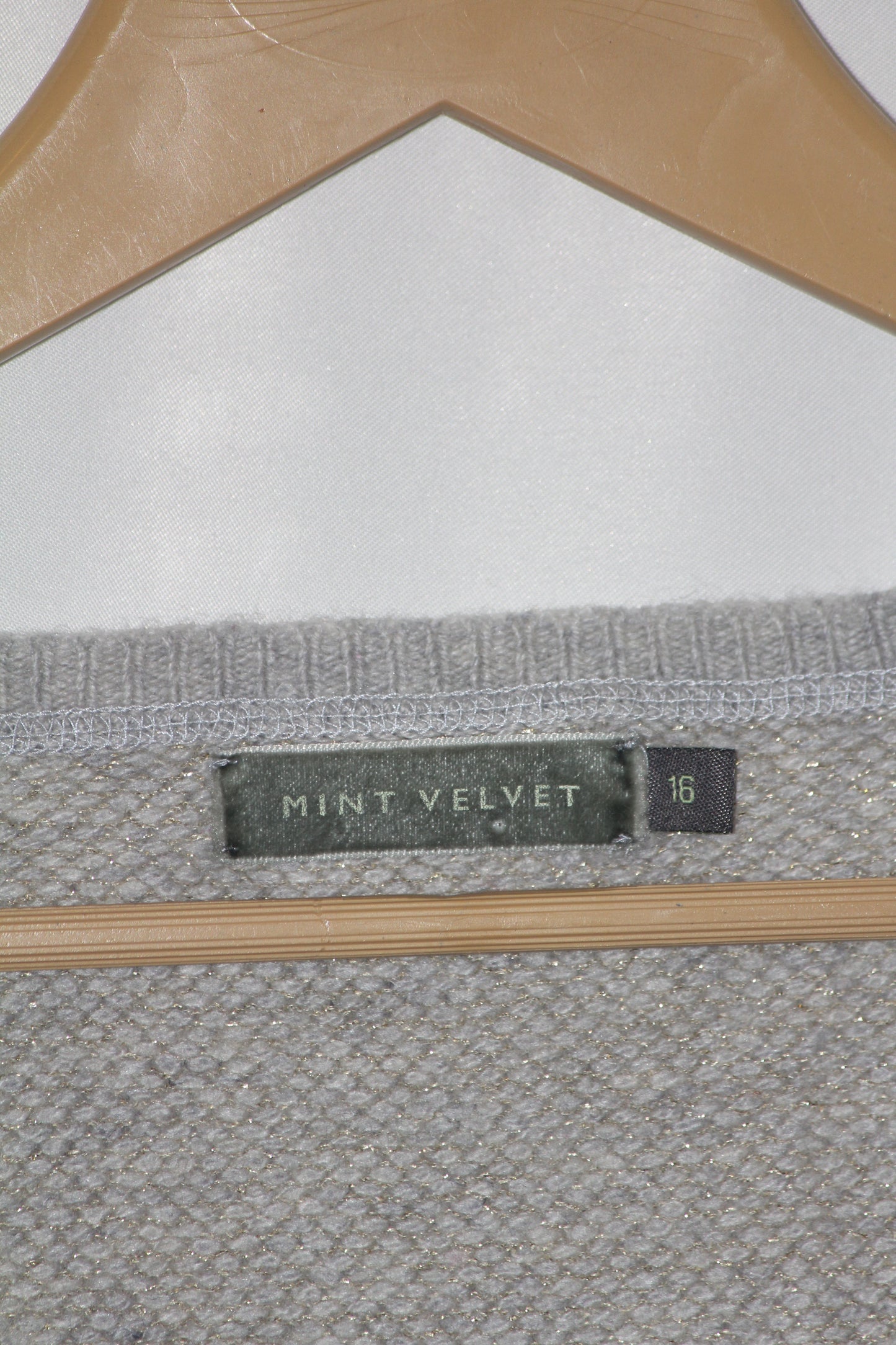 Silver Wool Blend Sweater – Mint Velvet – Small