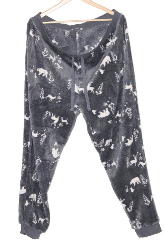 New Look Grey Animal Print Warm Tights – Trendy & Toasty (Large)