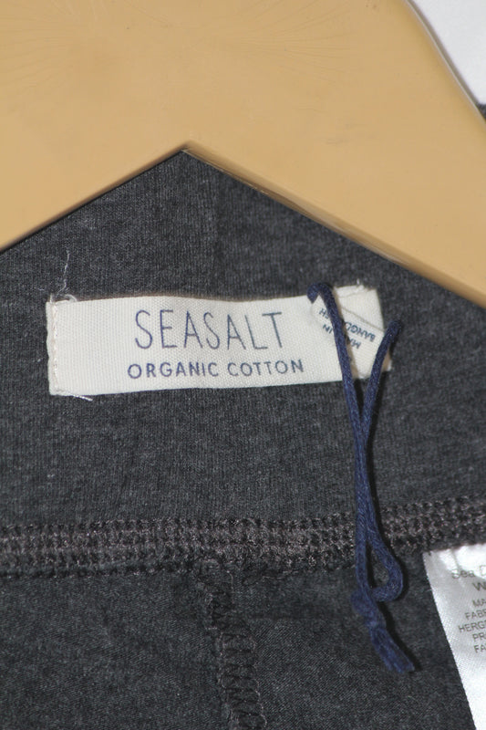 Sea Salt Grey Cotton Trouser (Large)