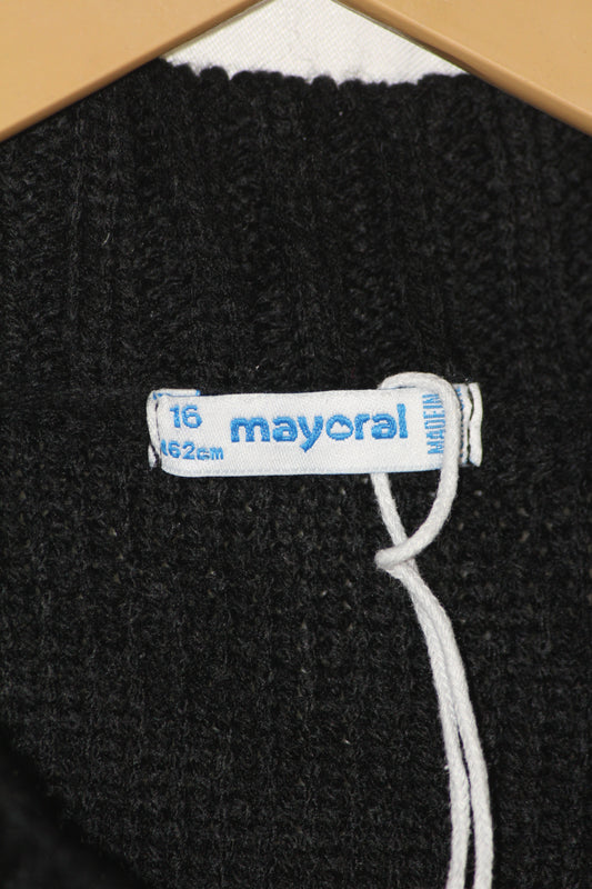 Elegant Black Knit Sweater – Mayoral – Medium