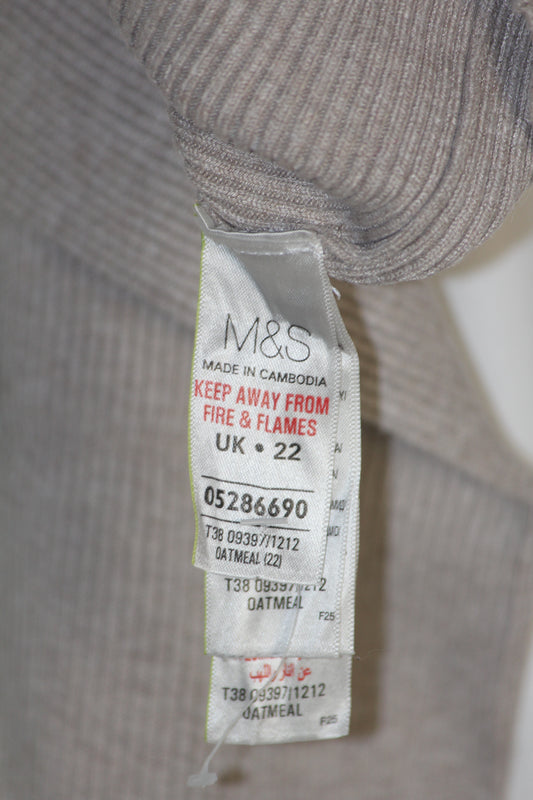 M&S Gray Women’s High Neck (small)