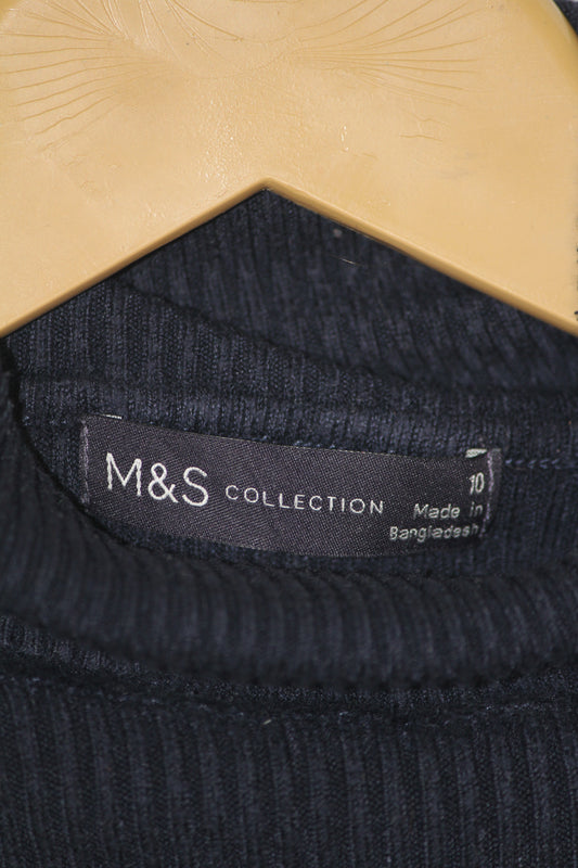 M&S Navy Blue Women’s High Neck (Small)
