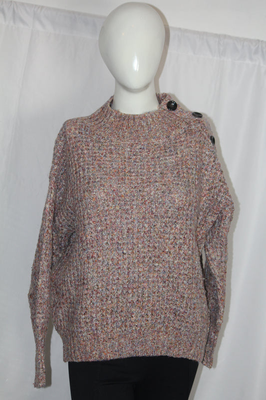 Color Weave Cozy Sweater – Tu – Medium