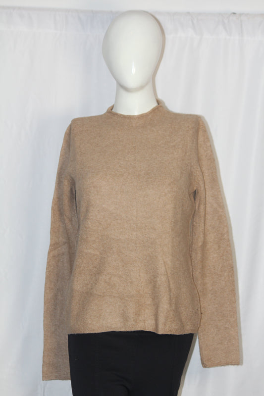 Brown Stretch Knit Sweater – MNG – Medium