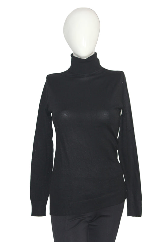 Peacocks Black Hi Neck (Small)