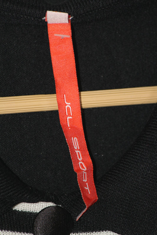 JCL Sports Black Fitted Bodycon (Small)