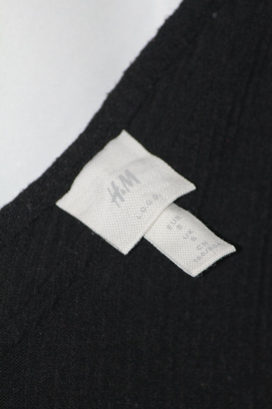 H&M Sleeveless Black Bodycon (Medium)