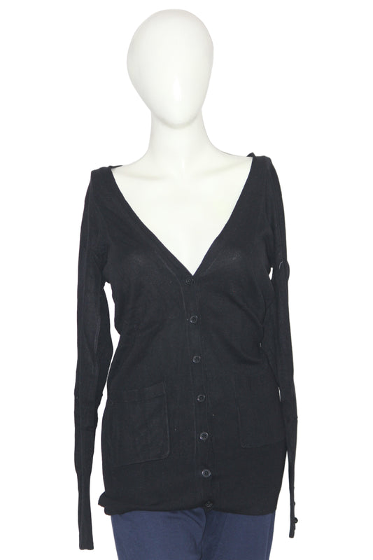 George Black Button-Down Sweater (Medium)