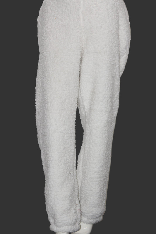 F&F White Winter Warm Tights – Everyday Cozy (Large)