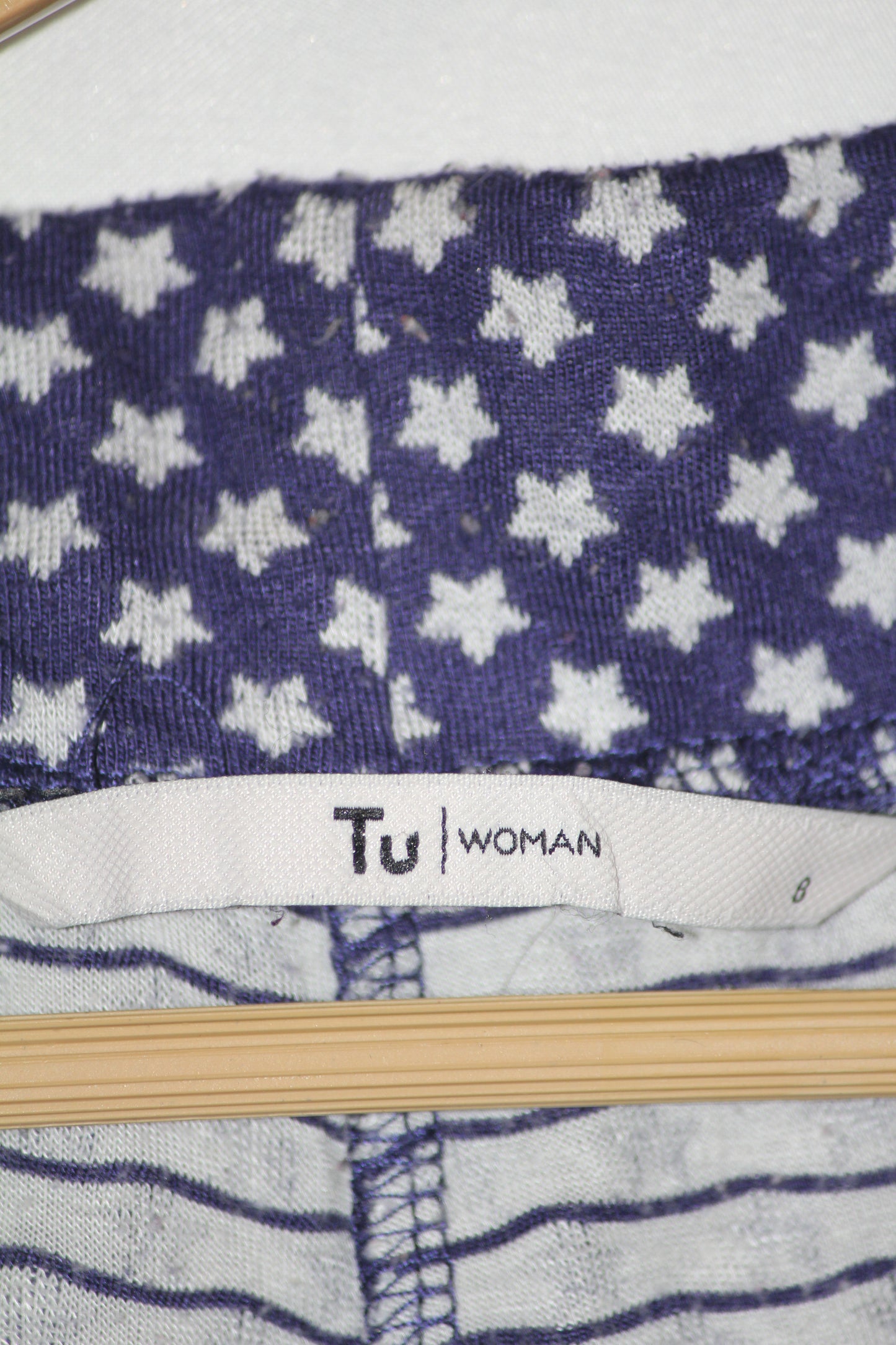 TU Blue Star Print Trouser – Medium