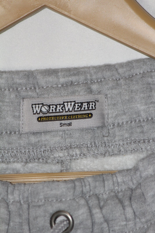 Work Wear White & Black Utility Trouser – Small