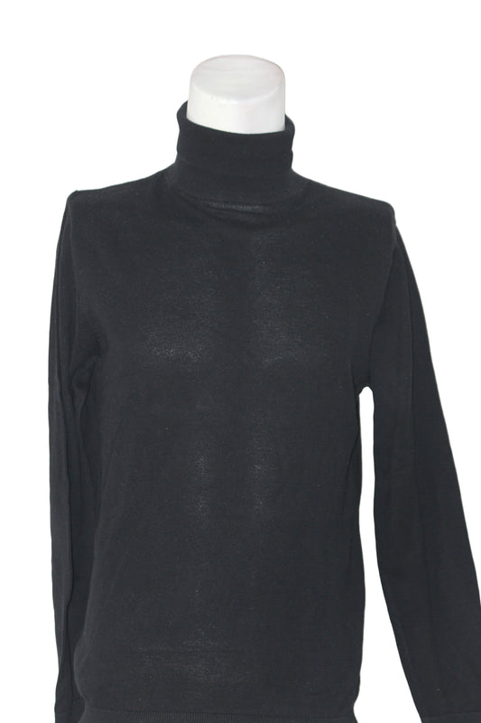 H&M 100% Cotton Black Men’s High Neck (Large)