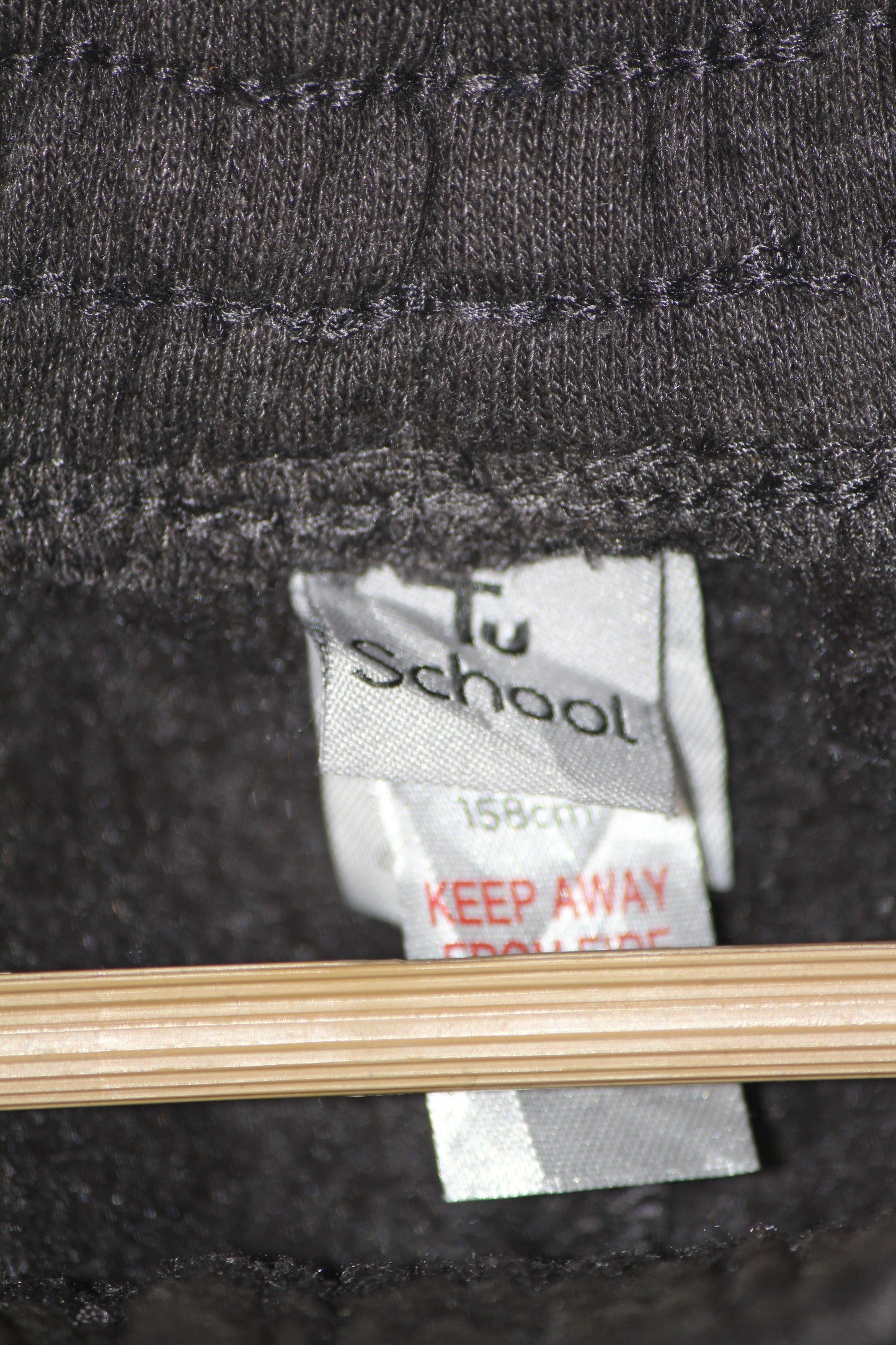 TU Black Cotton Trouser – Medium