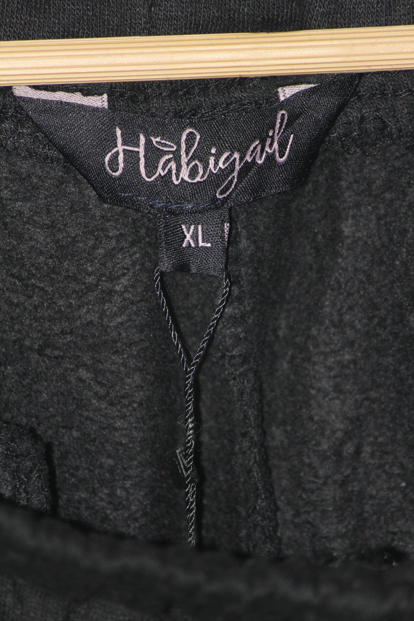 Habigali Black Cotton Trouser (Women) – Large