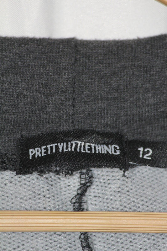 PrettyLittleThing Grey Sleek Trouser – Medium