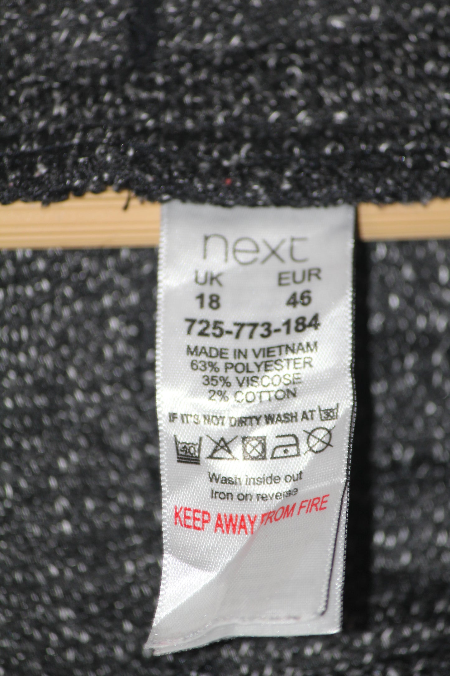 Next Black Polka-Dot Trouser – Large