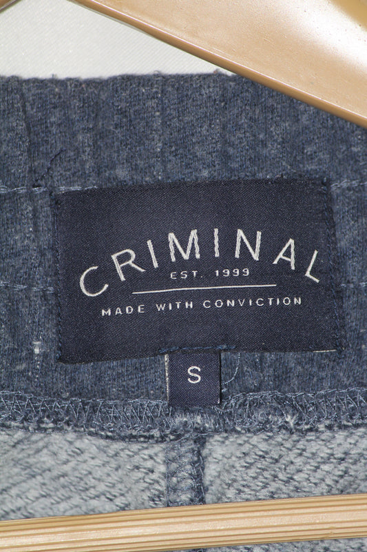 Criminal Blue Casual Trouser – Small