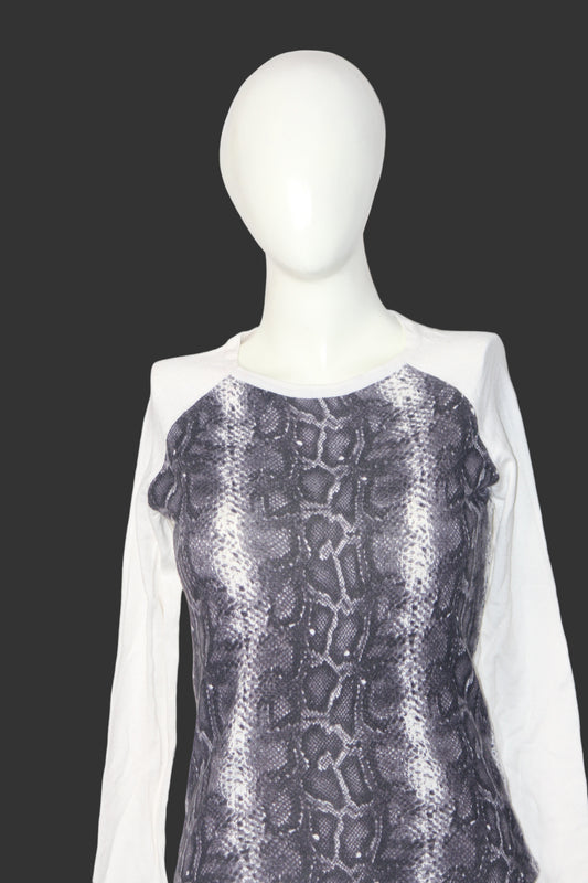 Sposa White Snake Shade Graphic Sweatshirt – Small