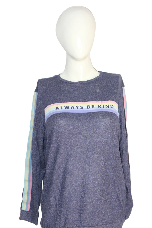 George Soft Blue ViscoseBlend Sweatshirt – Medium