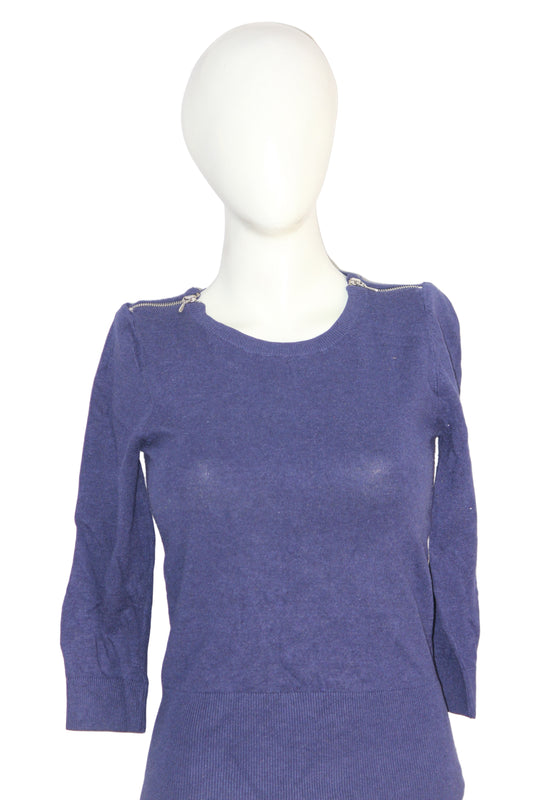 Red Herring Navy Blue Essential Sweatshirt – Small