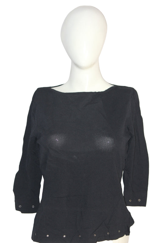 Joella Black Essential Winter Sweatshirt – Medium