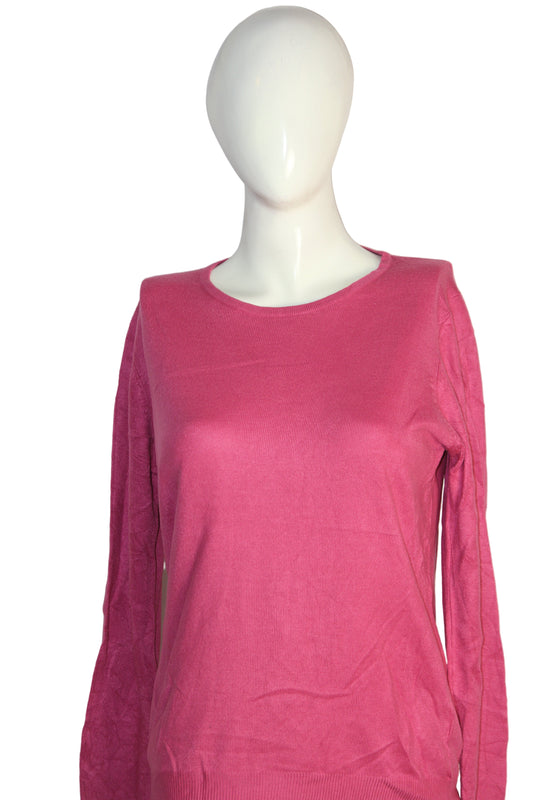 Marks & Spencer Pink Acrylic Knit Sweatshirt – Medium