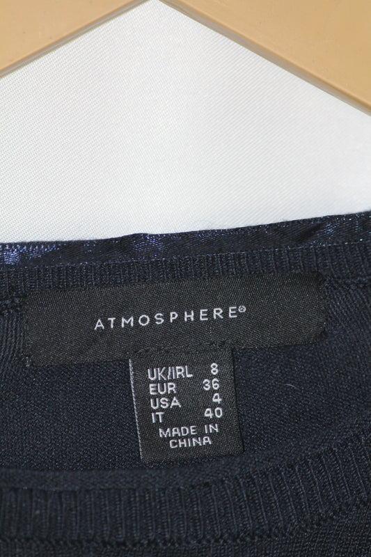 Atmosphere Navy Blue Stretch Comfort Sweatshirt – Small