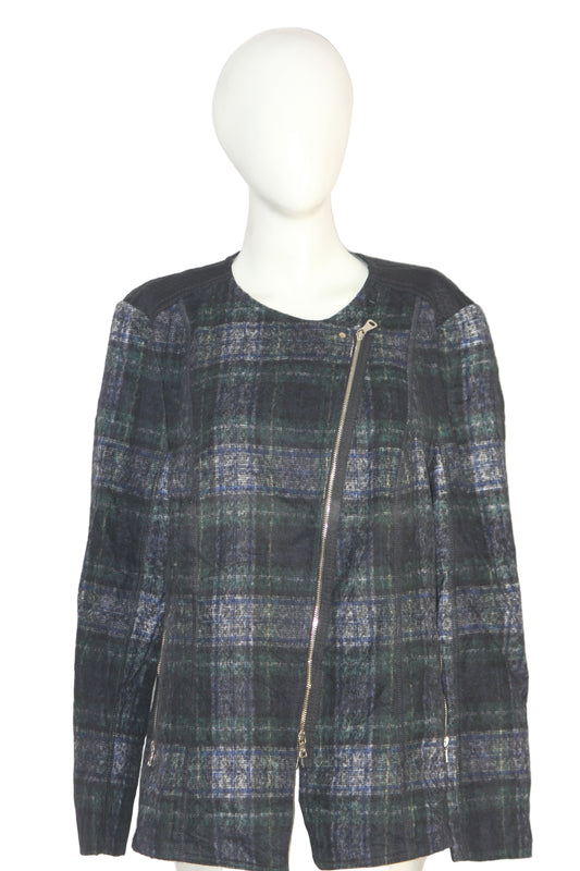 Gerry Weber Black & Green Checkered Jacket – Large